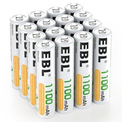 EBL AA AAA Rechargeable Batteries Ni-MH 1100mAh 2800mAh / Battery Charger Lot