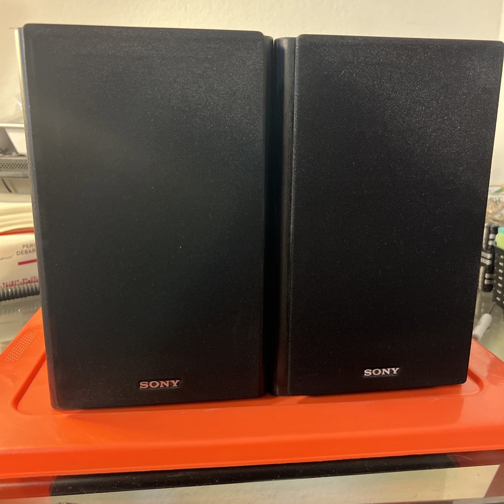 Sony SS-SBT100 Bookshelf Passive Speakers Pair Excellent Tested Free Shipping