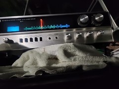 Vintage Sherwood S-7225B Stereo Receiver – Pro Serviced & Cleaned – Rare Blue Di