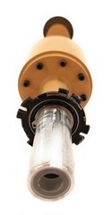 Tampa Microwave TM130 Ku-Band Feedhorn 13.75-14.5GHz Satellite Uplink Tan