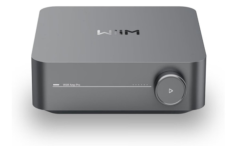 WiiM Amp Pro Class D 2-Ch Desktop Amplifier AUX HDMI Wi-Fi Streamer Gray