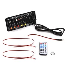1 Set Multi-function Audio Amplifier Board Bluetooth 5.0 FM radio/Treble/Bass