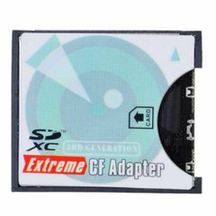 Standard SD SDHC SDXC To CF Compact Flash Memory Card Adapter Reader for Laptop