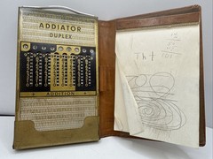 Vtg Addiator Duplex Addition Subtraction Manual Pocket Mechanical Calculator
