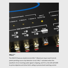 AudioControl DM-810 DSP Matrix Digital Signal Processor 8-CH Input/10-CH Output