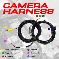 For Chevrolet C/K 1500 (1988-2000) Black Tailgate Handle Backup Camera