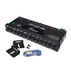 Timpano TPT-EQ7 7 Band 1/2 Din Graphic Car Audio Equalizer 6-Channel RCA Output