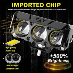 2x 4 Inch LED Work Light Bar Spot Flood Pods Offroad Fog Driving Lamps ATV Truck