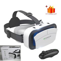 Shinecon 3D VR Glasses Virtual Reality Viar Goggles Headset Devices Smart Helmet