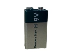 Members Mark 9V Battery Alkaline, Case of 273 Batteries Bulk, DEC 2030