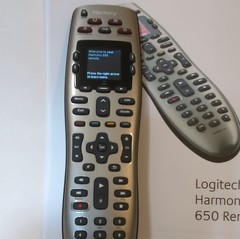 Logitech OEM Original Harmony 650 Wireless Remote Control Silver Black USB