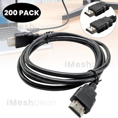 200 Count HDMI Cable High Speed 5ft Brand New Never Used Bulk Lot Of 200 Black