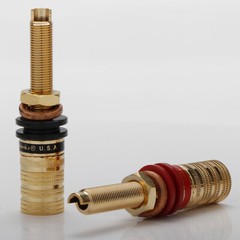 CMC HiFi Audio Gold Plated Binding Post Brass Banana Jack Socket Female Terminal