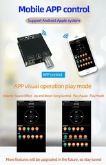 HiFi Bluetooth 5.0 Power Digital Amplifier Board 100W*2 Mini Stereo Audio Amp
