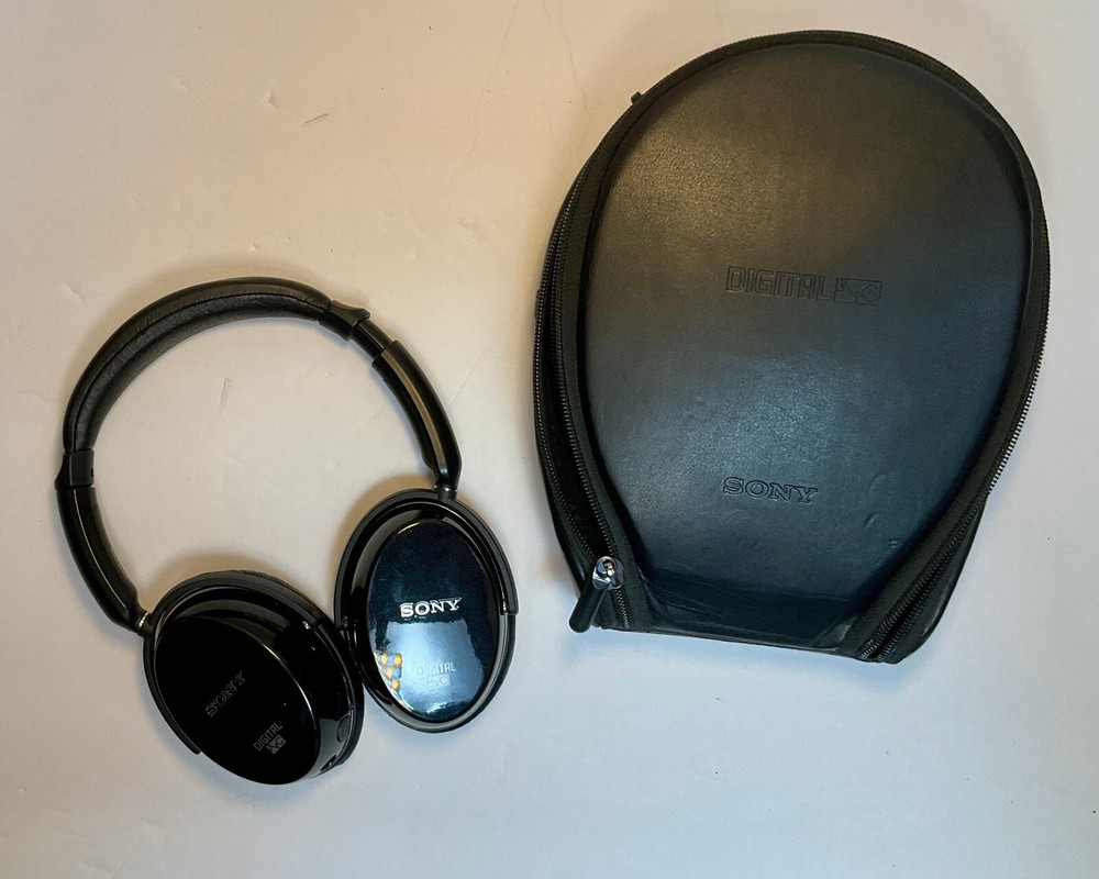 Sony mdr-nc500d noise canceling headphones, black, sounds great!