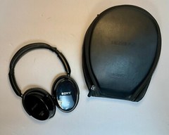 Sony mdr-nc500d noise canceling headphones, black, sounds great!