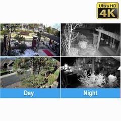 8MP 2160p UltraHD 4K IP 4X Optical Motorized Zoom 2.8-12mm PoE Security Camera