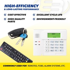 6x Alkaline 6V Battery Compatible With 4LR44 L1325 4AG13 For Electronic Locks