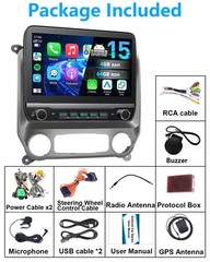 For Jeep Wrangler 2007-2017 Car Stereo Apple CarPlay Android 13 Radio GPS Navi