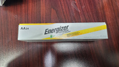 Energizer EN91 Industrial Alkaline Batteries, AA, 24 Batteries/Box