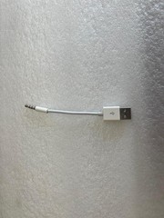 (Lot of 10 ) White 3.5mm Jack Male Plug To USB 2.0 type A Male Charger Cable
