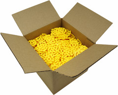 Package of 30 Yellow 45 rpm 7″ Record Plastic Adapter Snap-In Inserts Turntable