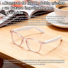 AI Smart Glasses 144+Translation Bluetooth Open-Ear Speakers for Music Call Work