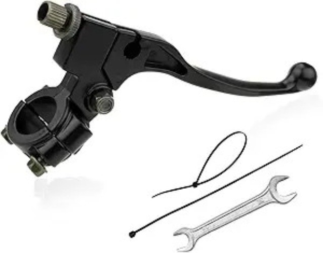 Motorcycle Clutch Lever, 7/8″ 22mm Left Handlebar Folding Color: Black+Wrench
