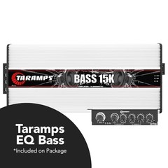 Taramps Bass 15k 1 Ohm 1 Channel 15000 Watts RMS, Mosfet Amplifier with EQ BASS