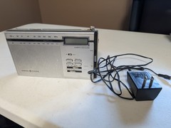 VINTAGE GE GENERAL ELECTRIC AM /FM RADIO WITH LCD CLOCK #7-2180A WORKS AC PLUG