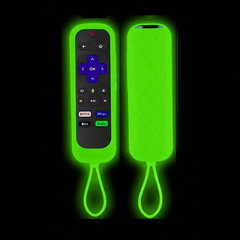 1Pc Silicone Protective Remote Control Cover For Roku TV Remote Holder Glow Case