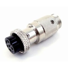 Workman C4PDF6 4-PIN Microphone to 6-PIN President/Uniden Radio Adapter