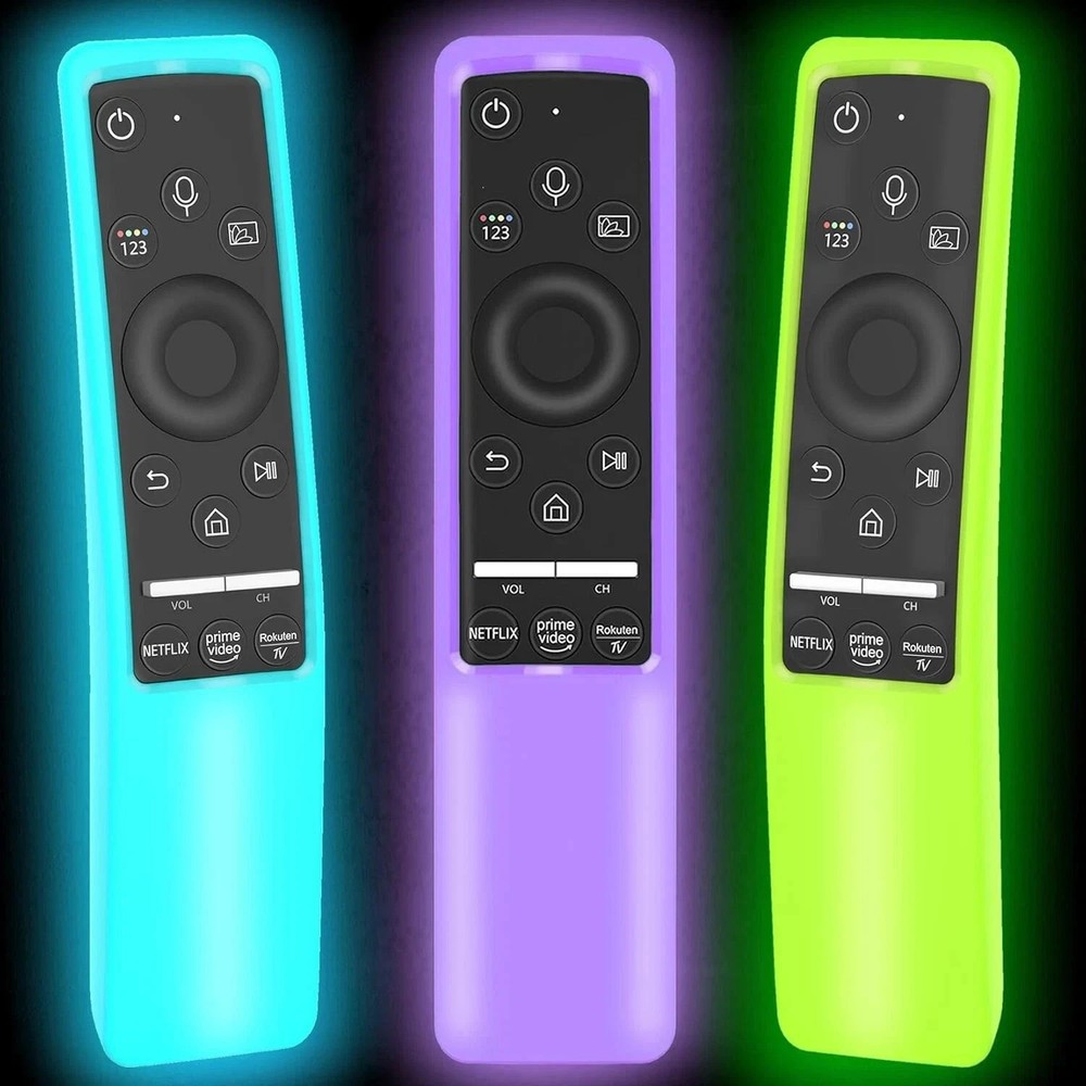 Samsung Smart TV Remote Case – 3 Pack Glow in The Dark, Silicone Cover Protec