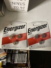 Energizer 357 1.55 V – 3 Pack Battery Zero Mercury NEW SEALED