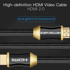 Braided 4K 3ft 6ft 10ft 15ft 25ft 30ft 50ft HDMI v2.0 Cable, Ultra-Speed, US lot