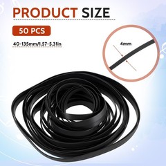 100 Rubber Belt Replacement For Recorders CD-ROM Video Machine Walkman DVD drive