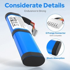 for JBL Xtreme 3 Wireless Bluetooth Speaker Battery GSP-2S2P-XT3A Replacement