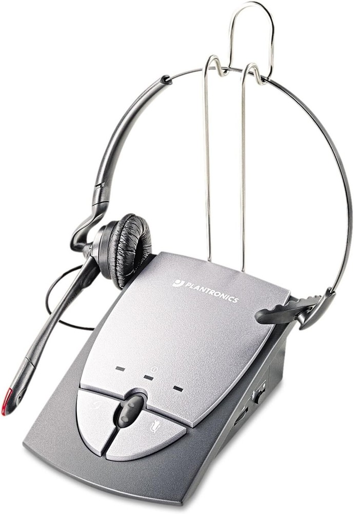 Plantronics S12 Telephone Headset System Corded Office Hands Free Phone