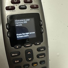 Logitech Harmony 650 Universal Advanced Remote Control