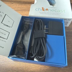 Google Chromecast 1st Gen Streaming Media Player H2G2-42 Black HDMI Wi-Fi Dongel