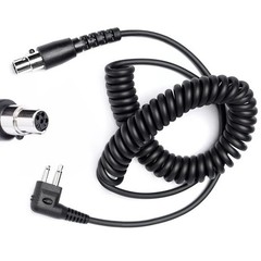 5Pcs 2-Pin to 5-Pin Coil Cord Cable for Motorola HYT Speedcom Radios & Headsets