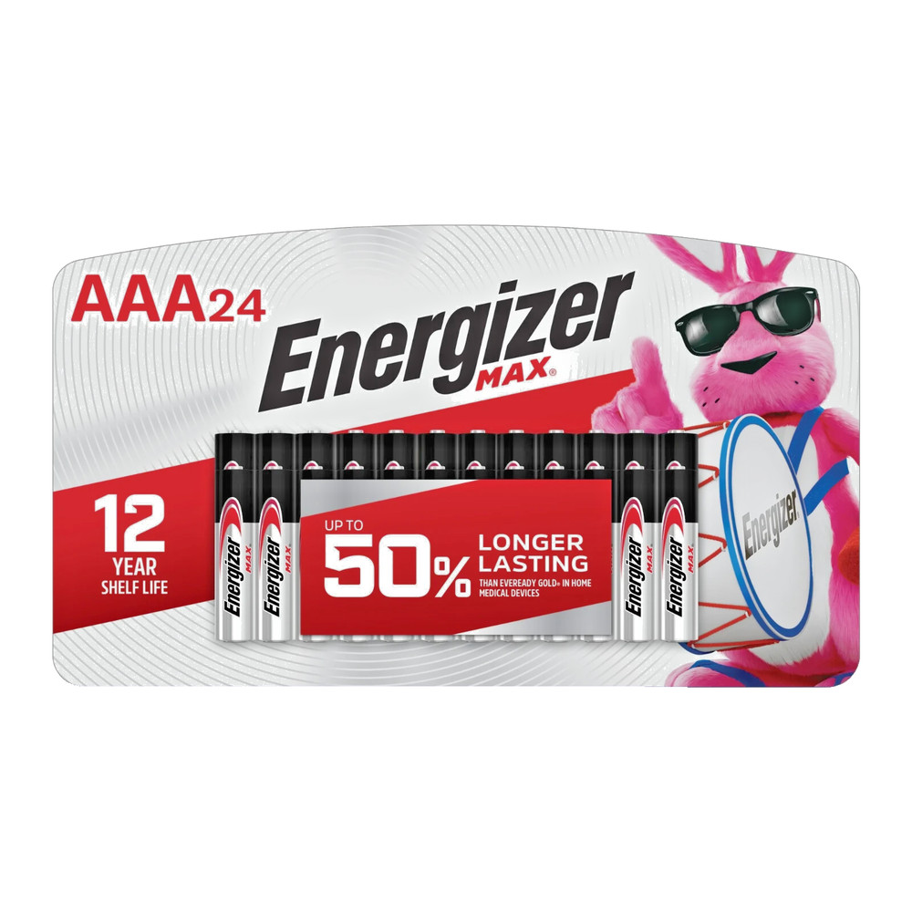 Energizer MAX AAA Batteries 24 Pack Long Lasting Alkaline, Exp date 12/2036
