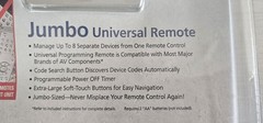 Jumbo Big Button Universal IR Remote Control TV VCR DVD Cable Satellite New