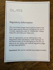 COTTON NEW UNOPENED IN BOX Google Glass Explorer Edition V3 XE-C FULL KIT