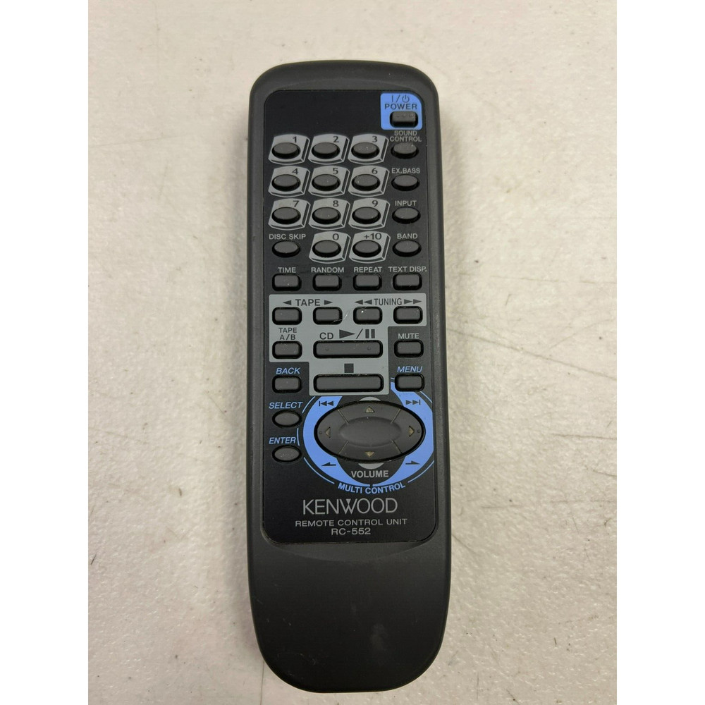 Authentic Kenwood RC-552 Original Remote Control for Audio System OEM
