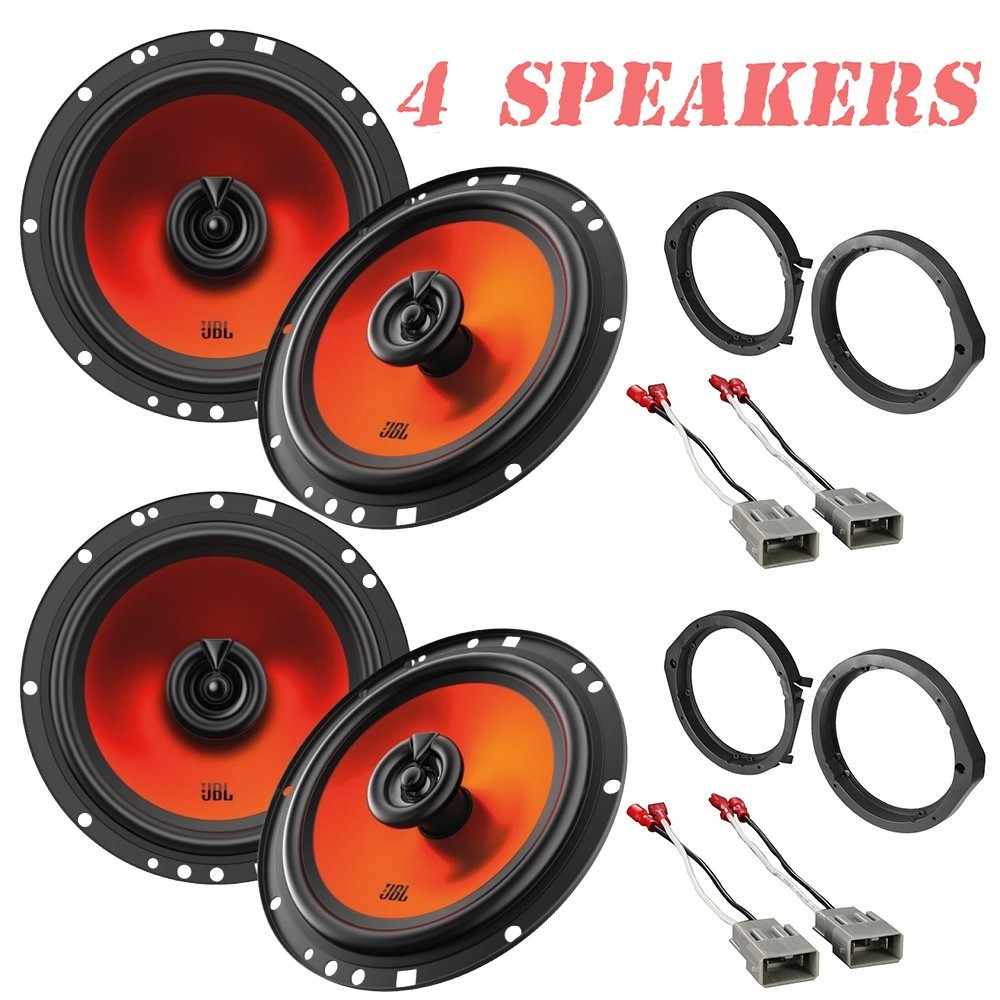 JBL 400W 6.5″ Speakers Front & Rear for 2008-2022 Honda Accord & 2006-2021 Civic