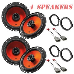 JBL 400W 6.5″ Speakers Front & Rear for 2008-2022 Honda Accord & 2006-2021 Civic