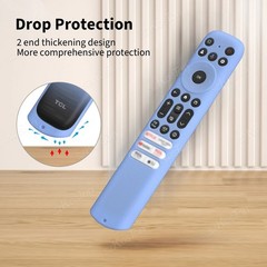 Silicone Remote Cover for TCL RC813 RC923 RC902V TV Remote Protective Case