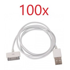 100x USB Cable Charging Sync for Old iPod Classic/Nano/Touch/Video Wholesale Lot