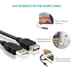 33ft 10M 480Mbps High Speed USB 2.0 Cable Type A Male/Female AMAF Extension Cord